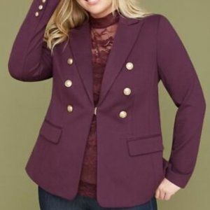 Lane Bryant Sexy Stretch Ponte Blazer